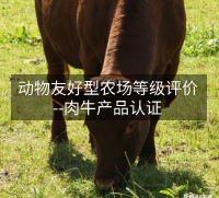 动物友好型农场等级评价&mdash;肉牛产品认证